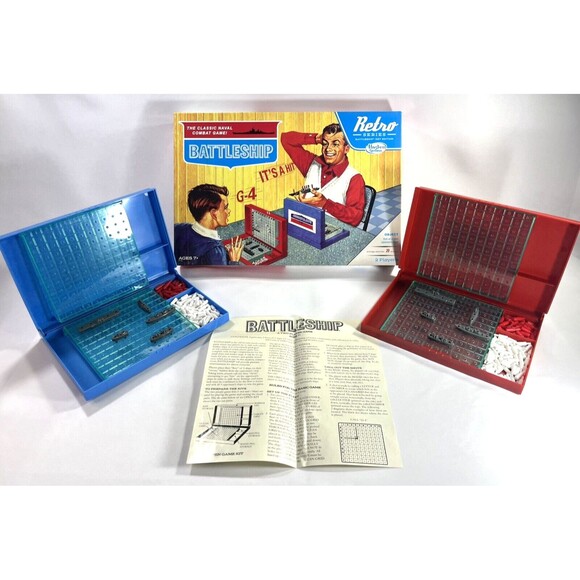 Retro Series Battleship Game Retro Series 1967 Edition 2015 Complete - Picture 4 of 16